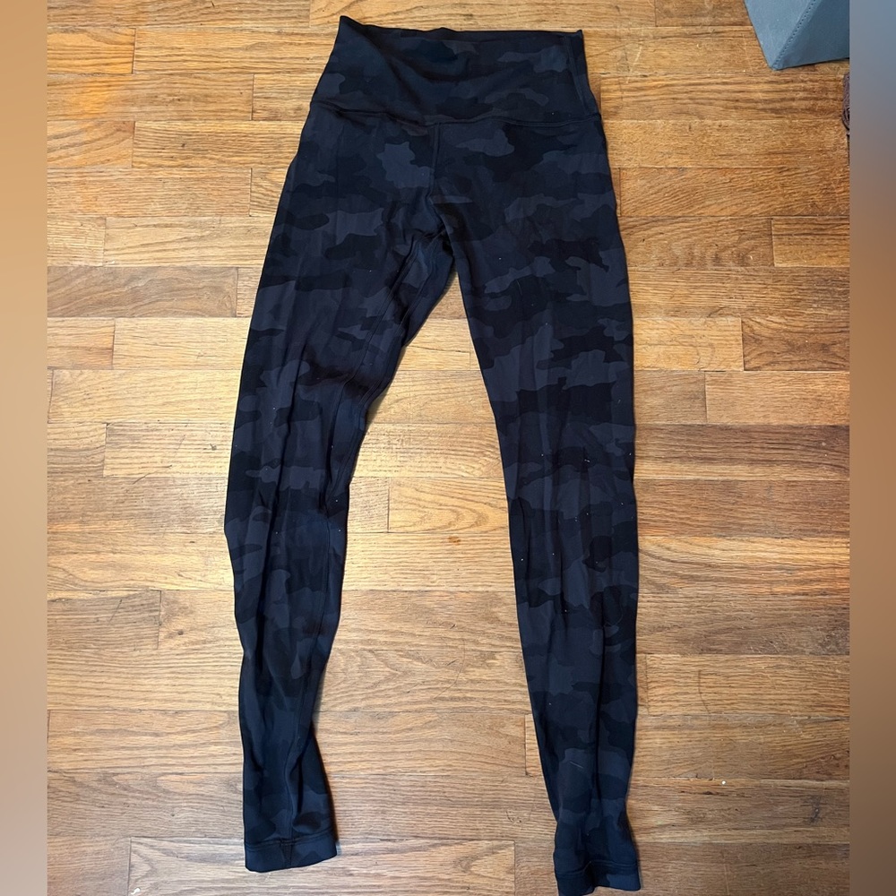 Black camo lululemon leggings